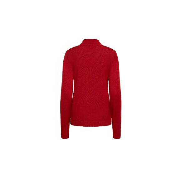 Ichi IHMAFA Pullover Turtleneck Sweater Size Small, Color Red Dahlia - Picture 2 of 7